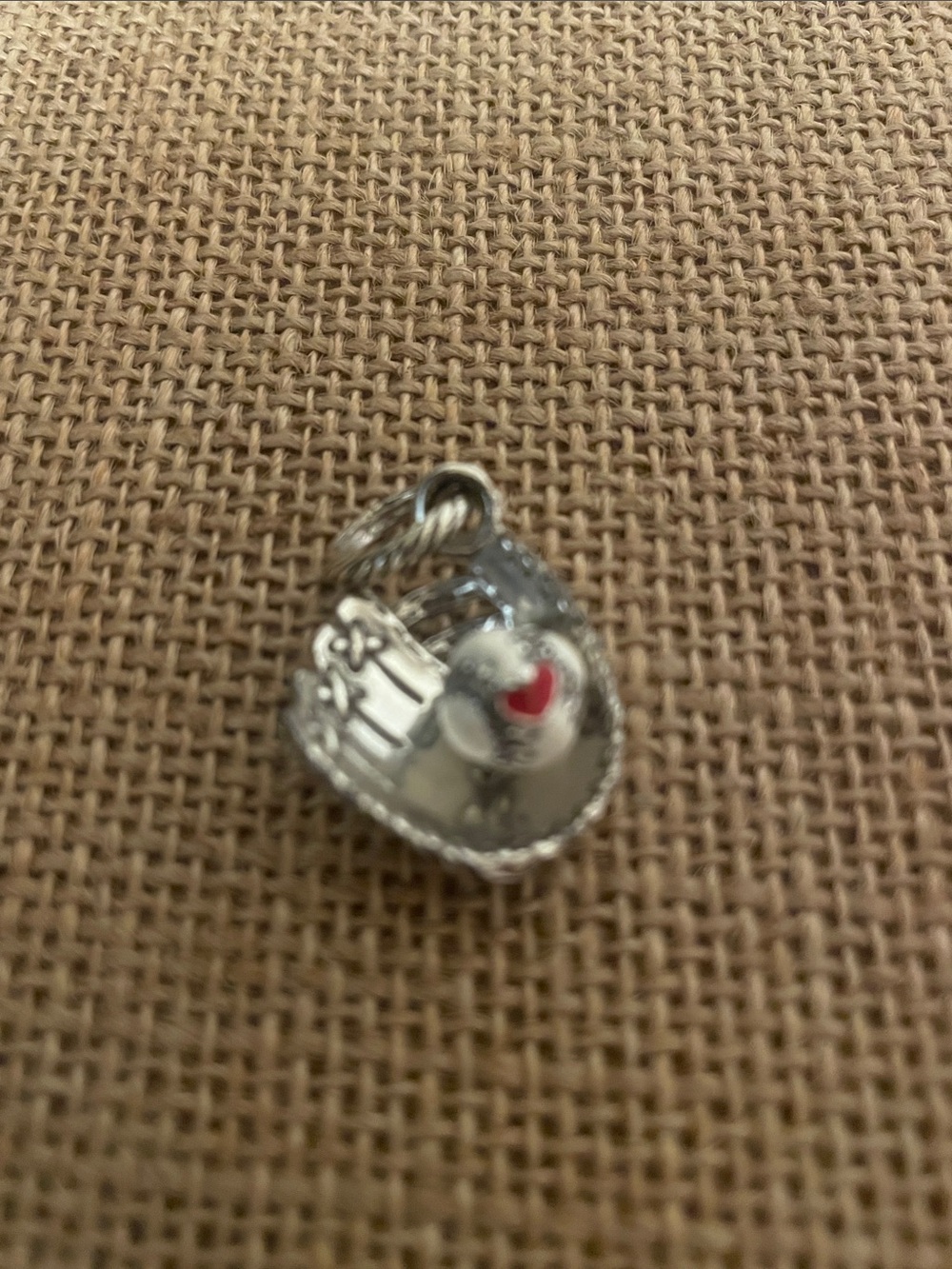 Brighton baseball mitt & ball charm